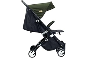 Looping SQUIZZ 3 Poussette Compacte Voyage | Dès la Naissance, Pliage Compact 1 Main | Kaki