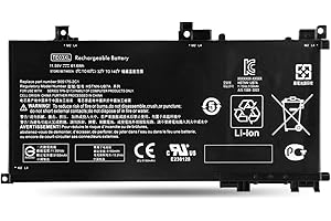 HUBEI TE03XL Reemplazo de la batería del portátil para HP Pavilion 15 Omen 15-BC000 15-BC015TX BC400NA BC006NA BC411TX BC406TX BC407TX BC408TX 15-AX033DX AX009NA AX001TX AX001NS AX008NS (11.55V 61.6Wh)