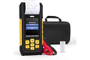 BELEY AUTOOL BT-760 12V/24V 30-1700 EN Auto Battery Load Tester, Car Cranking & Charging System Diagnostic Tool with Built-in Thermal Printer and Large Colorful Display