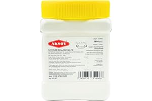 Aksoy Baking Soda 1.8KG Jar || Pure Sodium Bicarbonate Powder, Highest Purity, Food Grade – Versatile Baking Soda for Cooking, Baking, Cleaning, Deodorizing & More!