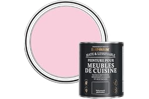 Rust-Oleum Peinture Rose pour Meubles de Cuisine, Finition Mate - Bonbon 750ml