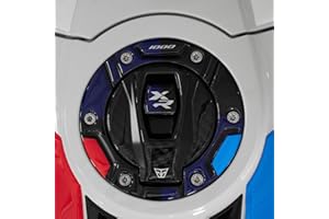 Resin Bike Motorbike 3D Stickers Compatible with BMW M 1000 XR - S 1000 XR 2020-2025. Bike Tank Cap Protection from Impact and Scratches. Sticker 3D Resin Gadget Moto