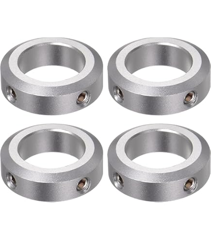 Collare Doppio Albero In Alluminio 6061 - 2 Pezzi Per Alberi 22mm, OD 45mm, Larghezza 12mm - Foto 2