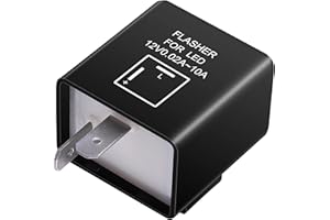 Kinstecks 2-pinowy przekaźnik migacza 12 V kierunkowskazy motocyklowe migacz światła LED do kierunkowskazów motocyklowych kierunkowskaz