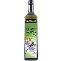 Schwarzkümmelöl ungefiltert, kaltgepresst, 100% naturrein und naturbelassen, 1000ml, Frischegarantie: täglich…