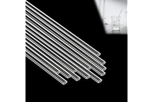 STURIZ 12 Stück Kunststoffstäbe Acryl Kunststoff Rundstab 3mm x 30cm Acrylstab Transparent Kunststoffstangen für DIY Handgefertigt Kunsthandwerk Beleuchtung Garten Dekorationen Architektonisches Modellmateri