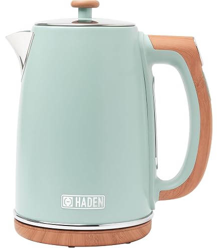 Bollitore George Home Scandi Fast Boil 1,7L - Blu Navy Effetto Legno