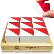 PrfcNL Kit De Pratique WISC-V De Base - 45 Questions, 9 Cubes Bleus Et Blancs, Application Mobile - Préparation Tests QI Et BDT