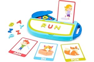 EDUCATIONAL INSIGHTS Learning Resources AlphaMagnets GO! Aktivitätsset für Buchstabierübungen, magnetische Buchstaben für Kinder, ABC-Magneten mit Großbuchstaben, 73-teilig, ab 3 Jahren