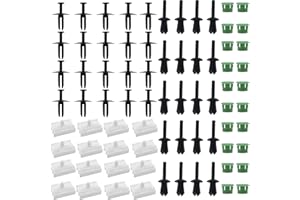 ANBOO 20 juegos de clips de faldón lateral, kit de clips para faldón lateral compatible con 3 E32/E36/E46/E90/E91 51711932996/51118174185 / 5111014103