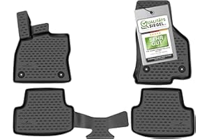‎WALSER WALSER XTR Gummi Fussmatten Auto für VW Golf 8 (CD1, DA1) 2019-Heute 100% passgenaue Auto Fußmatten, robuste Universal Fußmatte Auto, Gummimatten Auto