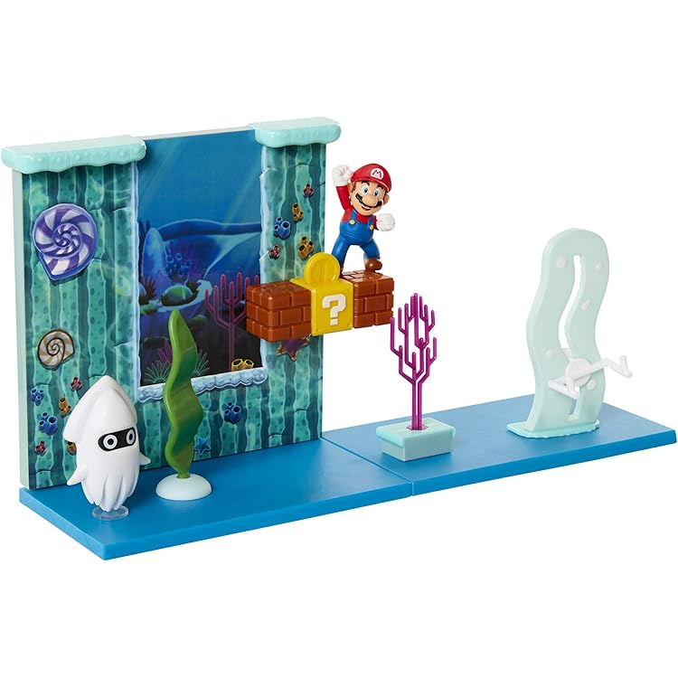 World Of Nintendo 2.5" Super Mario Underground Diorama Set Figure - View #11
