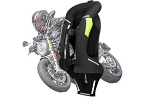 GDNKP Chaleco Airbag Moto Homologado,Hombre Mujer Ropa De Protección para Moto con Chaleco Ventilado Reflexivo Nocturno Anti-Caídafor Motocross Equitación Protección