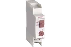 GRÄSSLIN - 18.13.0009.1 - Trealux 210 - Minutero de Escalera - 1 Posconexión - Montaje Carril DIN - Ajuste de Tiempo de 30 Segundos a 20 min - 230 V 50Hz