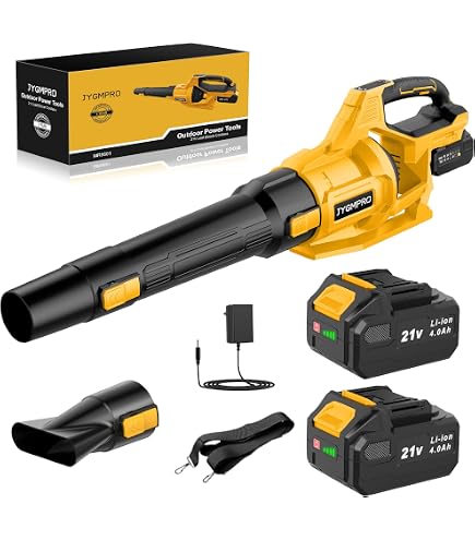 Souffleur à Feuilles Portable Sans Fil Compatible Dewalt 18V 20V - Idéal Jardin, Déneigement Et Nettoyage