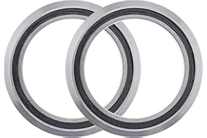 eMagTech 2 unids 41.8mm bicicleta rodamiento auricular acero 45° doble sellado herramienta de reparación reemplazo para bicicleta de montaña bicicleta de carretera