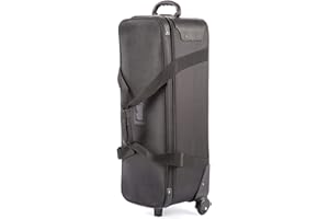 Fotostudio Ausrüstung Gepäck Tragetasche, Stativtaschen 35'' für Lampenstativ Licht Ständer, Stativ, Blitz, Studioschirm, Kameratasche mit Riemen Gepolstertes Fach, Rollen, Flight Case für Video