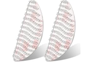 JOWFAY 2 Adesivo Auto,Supporto Trasparente in Nastro Con Gancio Adesivi Originali 3M Dual Lock Cuscinetto Biadesivo Supporto Per Pedaggio Disco Orario Parabrezza Camion Camper Universale Dispositivi