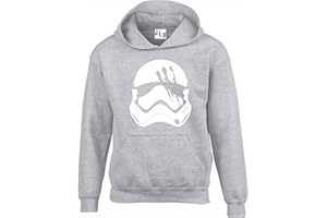 JLB Print Storm Trooper Slashed Helmet Sci Fi Movie Film Inspired Premium Quality Unisex Hoodies for Men, Women and Teens