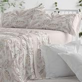 Burrito Blanco | Bed Sheet Set | Bed 150 to 160 cm (+ Sizes Available) | Design 053 | Color Greige (150-160x190/200 cm.)