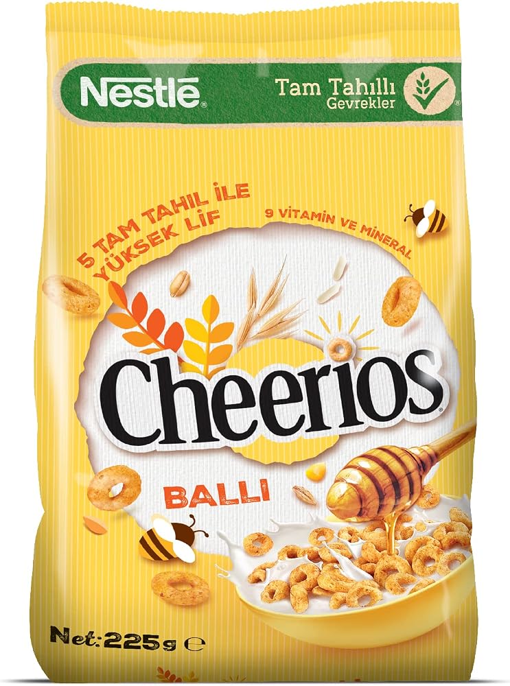 Nestlé Cheerios Ballı Tahıl Gevreği, 225 g