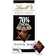 Lindt EXCELLENCE Intense Dark 70% Cocoa Chocolate Bar - 100 g