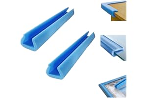BBP Express Foam Edge Corner Guard Protectors UFoam Protection (Blue Long Edge Guard (Pack x 2), 5-15mm x 2m)