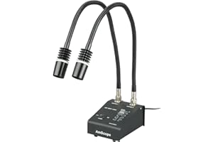 AmScope LED-6W Leistungsstarker Double éclairage LED à col de cygne 6W