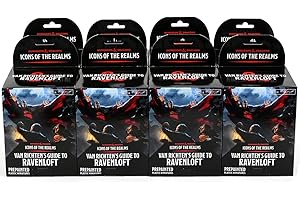 WizKids Dungeons and Dragons Icons of the Realms - Van Richten's Guide to Ravenloft (Set 21) 8 Ct, Booster Brick, DnD Miniatures