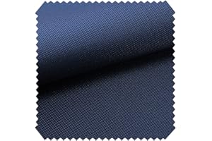 NOVELY® Oxford Sunset 420D - UV-Beständiger Polsterstoff - Wasserdichter Outdoor-Stoff - Polyester Möbelstoff - Pflegeleichte Meterware 1lfm | Farbe: 25 Navy Dunkelblau