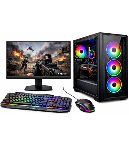 ZONIX Gaming Desktop Pc Full Setup Complete Computer System(Core