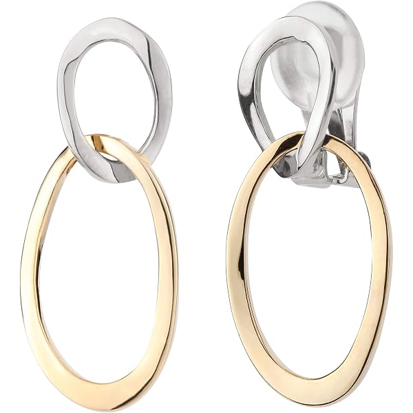 Traveller Orecchini A Clip Cuore Rosso: Placcati Oro 22kt, Zirconi, 13x12mm, Senza Foro