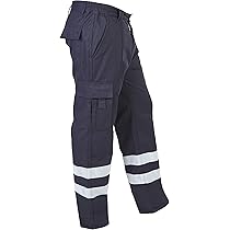 Himalayan H833 Mens Titanium Combat Trouser, Royal, Waist 34 - View #4