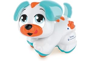 Clementoni Baby Cagnolino Cercacoccole, Gioco Interattivo Musicale per Bambini 12+ Mesi, Centro attività Prima Infanzia, Cane da Accarezzare per Riprodurre Canzoni e Filastrocche, 17450