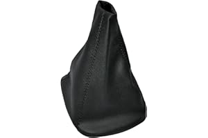 AERZETIX - C57850 - Soufflet de levier de vitesse - compatible avec Peugeot 207 de 2006 à 2012 - couleur: noir - en cuir synthétique