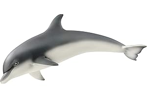 SCHLEICH 14808 Dolphin Wild Life Toy Figurine for children aged 3-8 Years, Gray