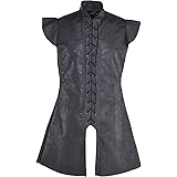 Amscan 847298-55 (PKT) Adult Mens Warrior Tunic Black (Standard), Multi-coloured