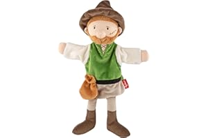 sigikid 43347 lalka do zabawy ręcznej, zielona/drapieżnik, rozmiar uniwersalny