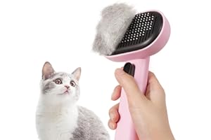‎AUMUCA Aumuca Szczotka dla kota i szczotka dla psa (różowa)
