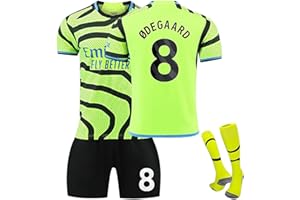 Generisch Arsenal Trikot 2023/2024 Fußball Trikots Shorts Socken Set für Kinder/Erwachsene, Hause/Auswärts Saka Trikot, Arsenal Fussball Jersey Trainingsanzug Herren Jungen