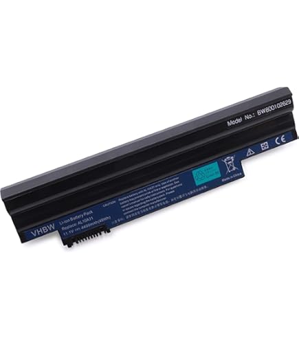 Batteria Per Notebook Acer E Gateway - 11.1V 5200mAh, Compatibile Con AL10A31, AL10B31, AL10G31 - Per Aspire One, LT Series - Foto 8