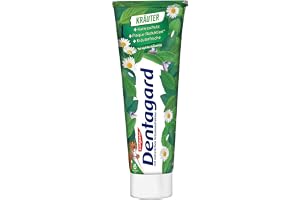 Dentagard Tandkräm original 75 ml – tandrengöring eliminerar plack, stärker tandköttet och bekämpar karies – uppfriskande smak med naturliga örtextrakt