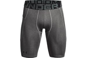 Under Armour Hombre Pantalones Cortos De Compresión De Bolsillo Heatgear, Black/White