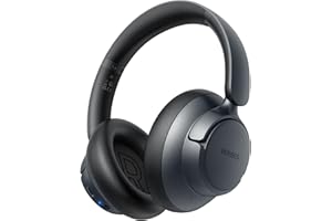 BERIBES Bluetooth Headphones Over-Ear, Active Noise Cancelling Headphones with Microphone, Transparent Modes, 70 Hours Playtime in ANC Mode, Hi-Res Audio, Deep Bass, Quick Charge, 3.5 mm Cable