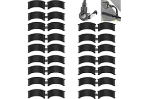 runrayay 16 rondelles en Caoutchouc pour vélos, 31.8 à 22.2/25.4 rondelles en Caoutchouc résistantes au Glissement pour vélo de Montagne, Routier Adaptateur de rondelle