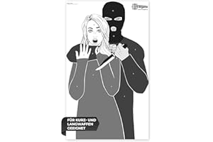 X-TARGETS Target Hostage Target, 53 x 84 cm, carta 120 g/m²