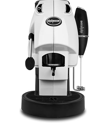 Didiesse Macchina Caffè Cialde, Macchina Espresso DarkSide - Caffè Intenso e Aromatico senza rinunciare a Praticità e Design, Serbatoio 1.3 L, Basso Consumo (650W), Compatta e Leggera - Colore Grigio