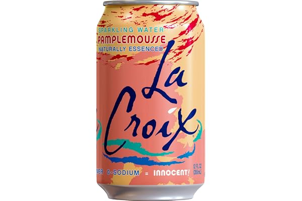 La Croix Naturligt Essenced Grapfrukt-Pamplemousse Mousserande vatten 355 ml (förpackning med 24)