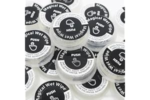 VINXAN Pressed Portable Wet and Dry Wipes,Magical Wet Wipes,Hand Pop Hand Wipes,Compressed Towel,Non-stimulating Mint Strong Cool Type Portable Wet and Dry Wipes,Travel Hand Pop Towelette (30 Pcs)