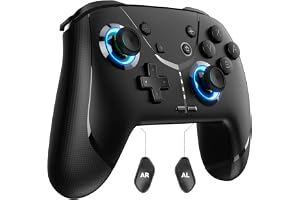 Funito Wireless Switch 2 Controller for Switch 2/1/Lite/OLED, Bluetooth Game Controller for iPhone/Android/PC/Steam/Mac/iPad/TV with Loop Macro/Vibration/Motion Control/Turbo/800mAh Battery